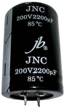 JNC - 2000H at 85°C Snap-in Aluminum Electrolytic Capacitor