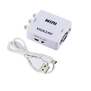 BAJEAL 1080p VGA to AV Adapter RCA Converter