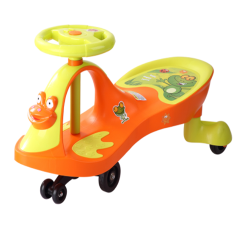 Voiture de balançoire pour enfants en forme de grenouille