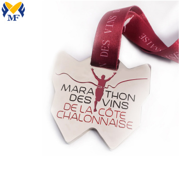 Medaglia di metallo personalizzata per lo sport della maratona per l&#39;onore