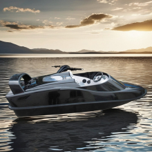 High-Speed Fiberglass Runabout Yacht for Fishing and Sports