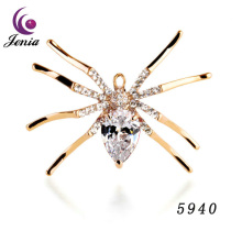 Jenia High Quality Beautiful Butterfiy And Pearl Crystal Brooch Cheap Crystal Brooch