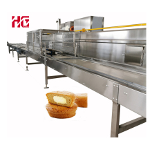 Automatic Cake Production Line: Cupcake Processing Machinery & Cup Cake Muffin Making Machine
