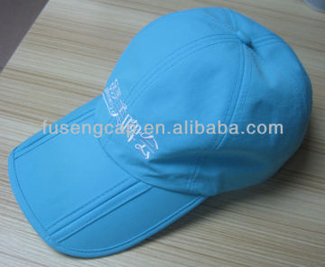 100% Polyester Foldable Embroidery Baseball Cap