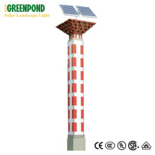 Red Solar Powered Outdoor Landscape Lights