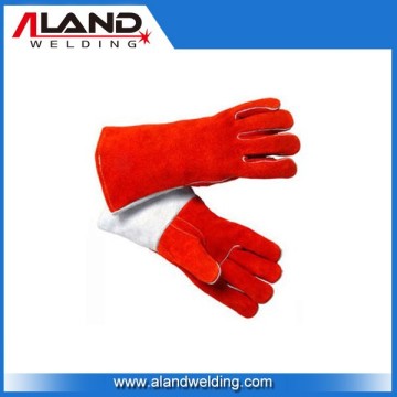 WG0328 Rust Orange Leather Gloves