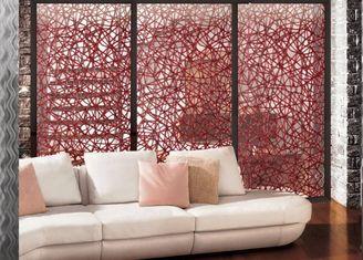 Handpainted Decorative Glass Partition With For Room Divide