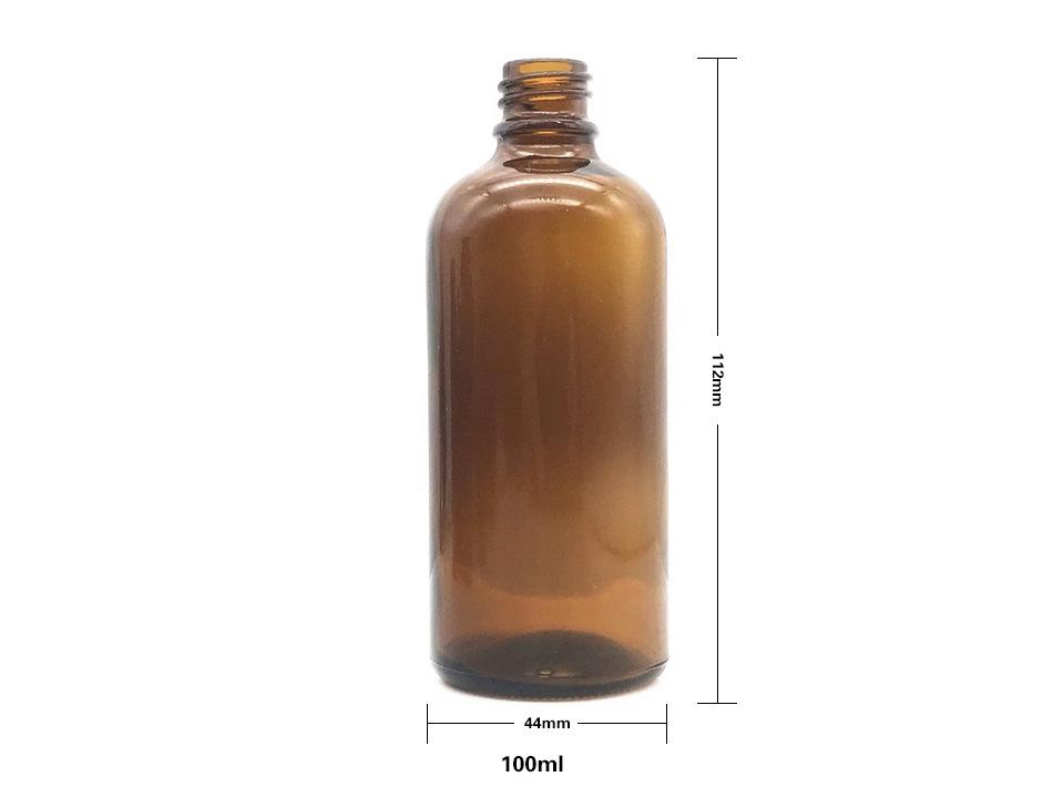 Brown fine oil bottle glass jar essence bottle (2)