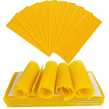 Wholesale Organic Beehive Beeswax Foundation Sheets for Italian Bees