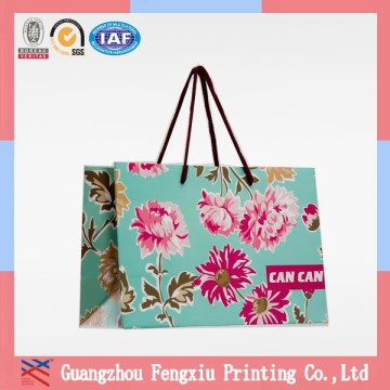 Free Shipping Any Picture Cute Shopping Nice Paper Shopping Bag