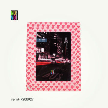 red acrylic photo frame