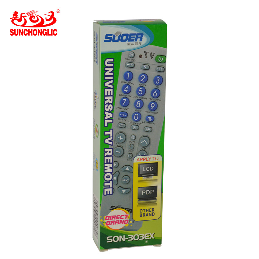 Sunchonglic high quality new multi function TV remote control low price LCD PDP remote control for smart TV
