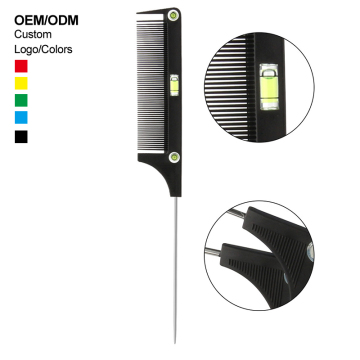 Barber Flat Top Guide Comb for Men - Adjustable Water Angle Professional Hairdressing Comb