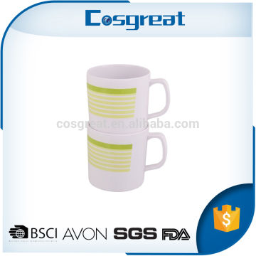 Plastic material melamine drinking mug