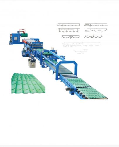 CE Standard Glazed Tile Roll Forming Line