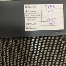 Network Black Checks 100% Cotton 58/59 Fabric