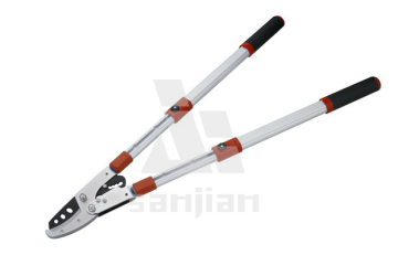 Telescoping Bypass Lopper with Cushioned Grip/ratchet anvil lopper (Anvil-style Rachet Lopper/garden tools)