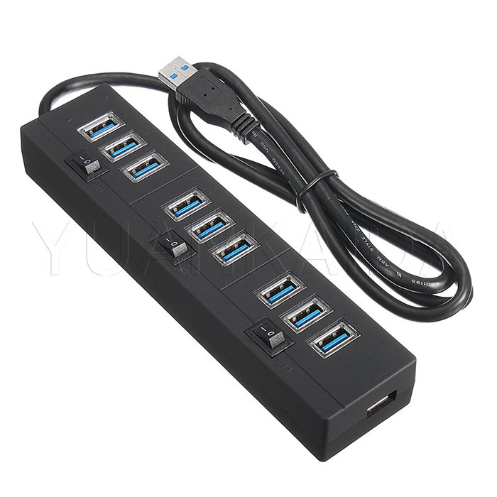 Plugable 10 port usb 3.0 hub