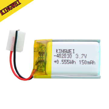 Lithium Polymer LIPO Battery 402030 3.7V 150mAh for RC Helicopter