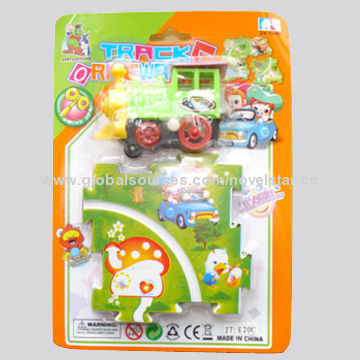 Wind-up puzzle train