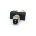 Conector masculino a feminino 3pin y tipo M8