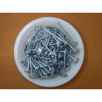 Large Round Head Smoothshank Sharp Roofing Coil Nail