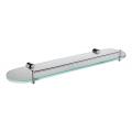 Bathroom Storage Shelf With Tempered Glass Wall Mounted