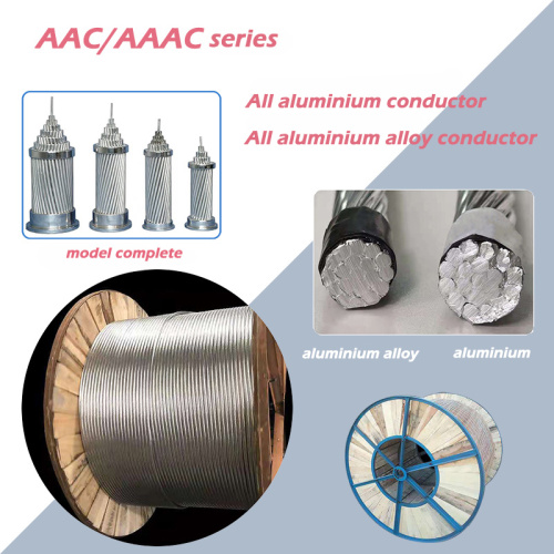 Overhead power cable PVC PE insulated AAC AAC ACSR AL.Alloy conductor cables wire voltage power cables