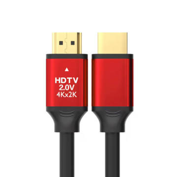 Metal Shell 2.0V 4K HDTV Cable - Gold Plated Male to Male for HDTV & Computer Monitor