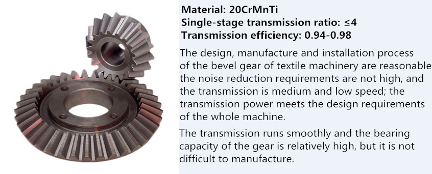 Ketepatan CNC Pembuatan Tekstil Mesin Bevel Gear