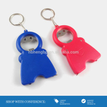 blue plastic keychain led flashlight wholesale