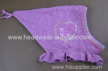 Lovely Baby Hat With Hand Sewing Sequin?