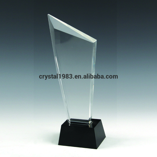 K9 crystal plate awards wholesale with custom sizes engrave logo