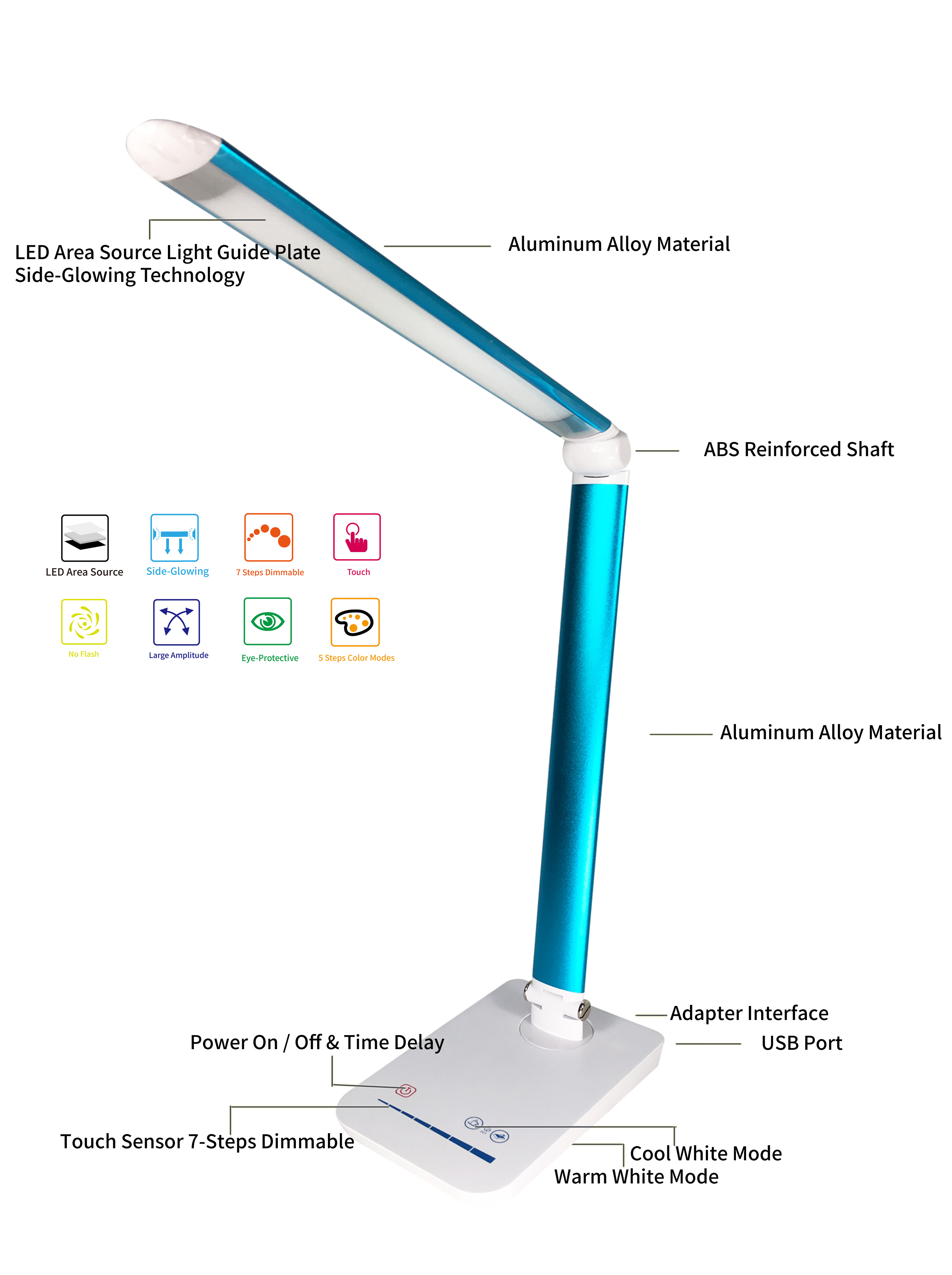 bedroom desk lamp