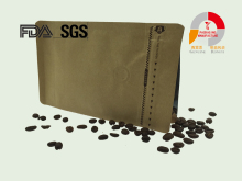 reusable laminated kraft paper coffee packaging bag