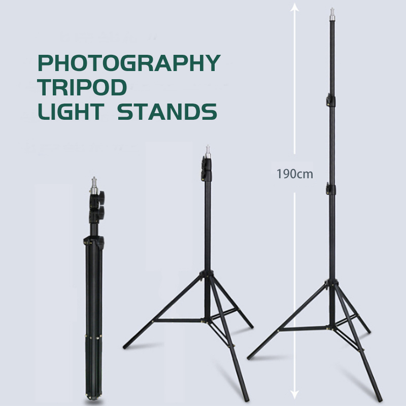 210cm Phone led ring light Tripod photography tripod light stands for Photography tripod light stands