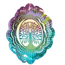 Garden Metal Hanging Spinner Decor for Patio