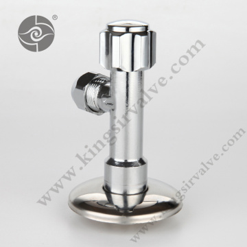 Chromed angle valve