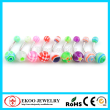 UV Mixed Logo Belly Ring Exotic Body Jewelry
