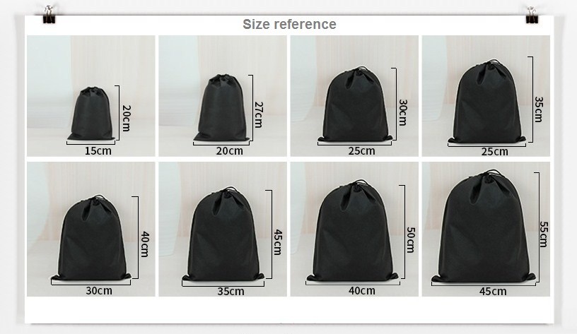 Customized wholesale cheap non woven drawstring bag