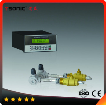 Panel mounting ultrasonic clamping on liquid flow meter