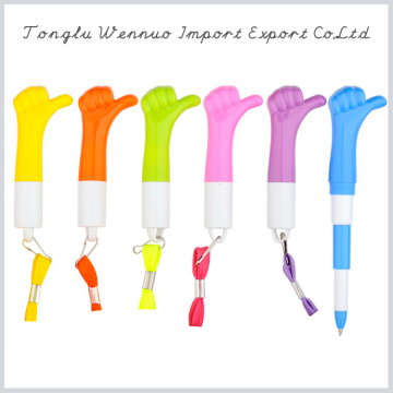 Unique design hot sale pen with string