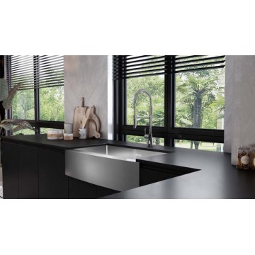 Apron FRONT DOUBLE BOWL LEDGE WURKSTATION KITCHEN SIND