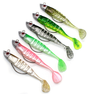 Willfishing Soft Lead Jig T Tail Bait Jig Heads 130mm 26g 100mm 15g for Pesca
