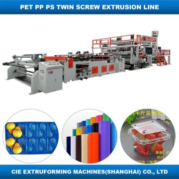 Plastic PET Sheet Extruder Machine