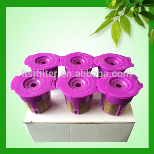 Samples are Available Purple Plastic Reusable Keurig Coffee Filter , Coffee Filter Baskets