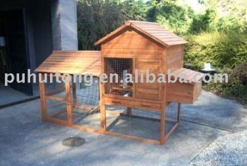 wooden chicken cage