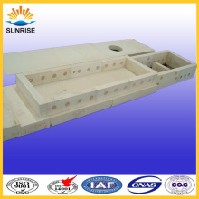 induction furnace refractories fused cast azs block, AZS--33,36,41