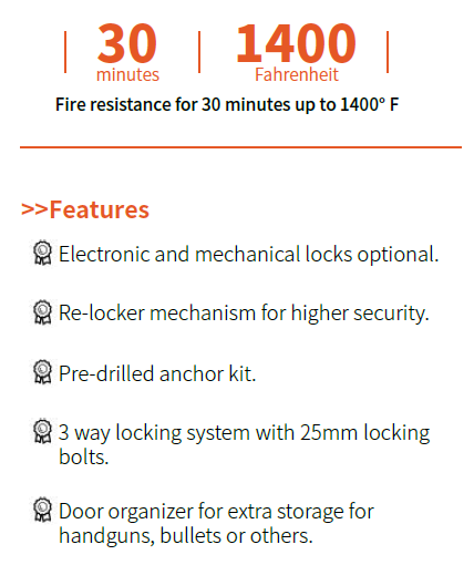 Q-30 Fireproof Gun Safe 5