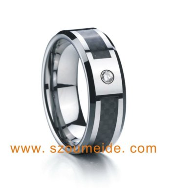 ger28168u Top tungsten wedding ring Factory--hot tungsten wedding ring